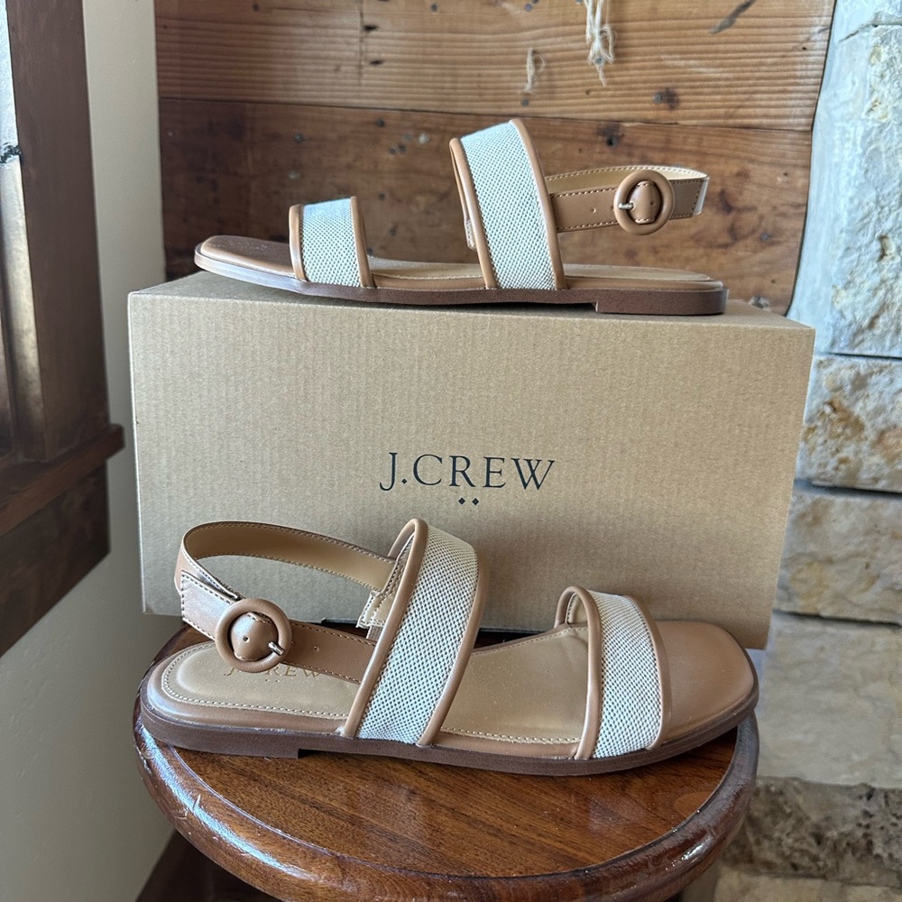 J Crew Factory Double Strap Sandal